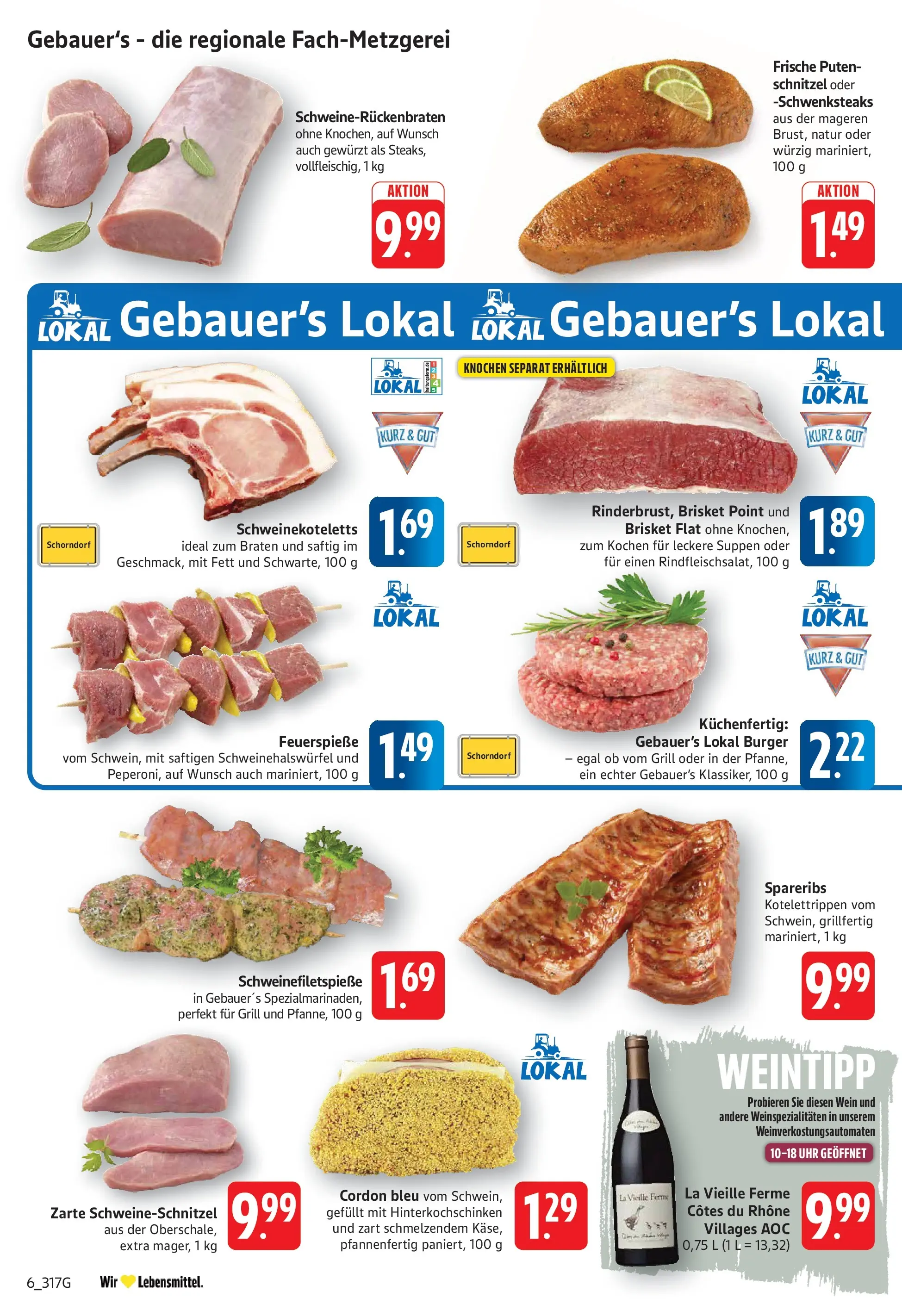 Edeka Prospekt Filderstadt-Bonlanden (ab 15.06.2026) » Angebote Online | Seite: 6 | Produkte: Grill, Burger, Schnitzel, Wein