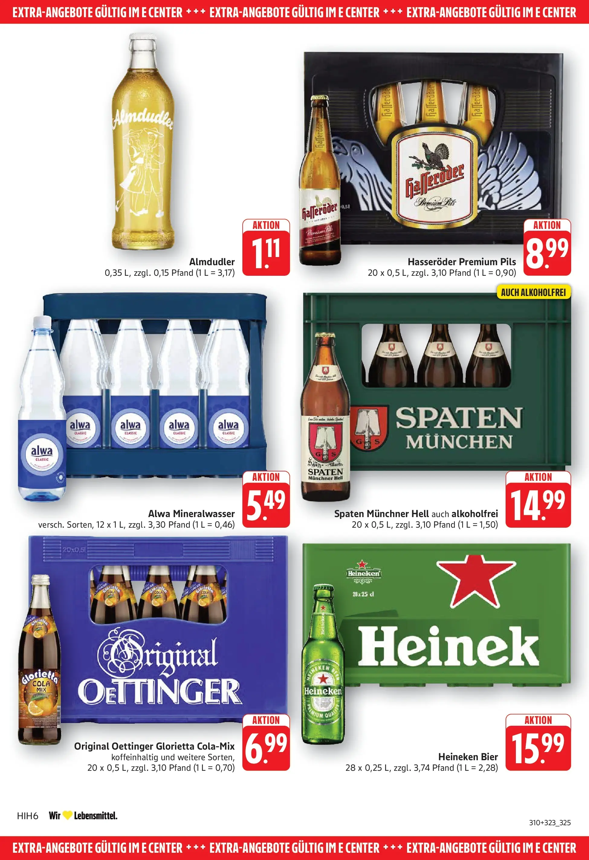 Edeka Prospekt Filderstadt-Bonlanden (ab 15.06.2026) » Angebote Online | Seite: 30 | Produkte: Oettinger, Mineralwasser, Heineken, Hasseröder