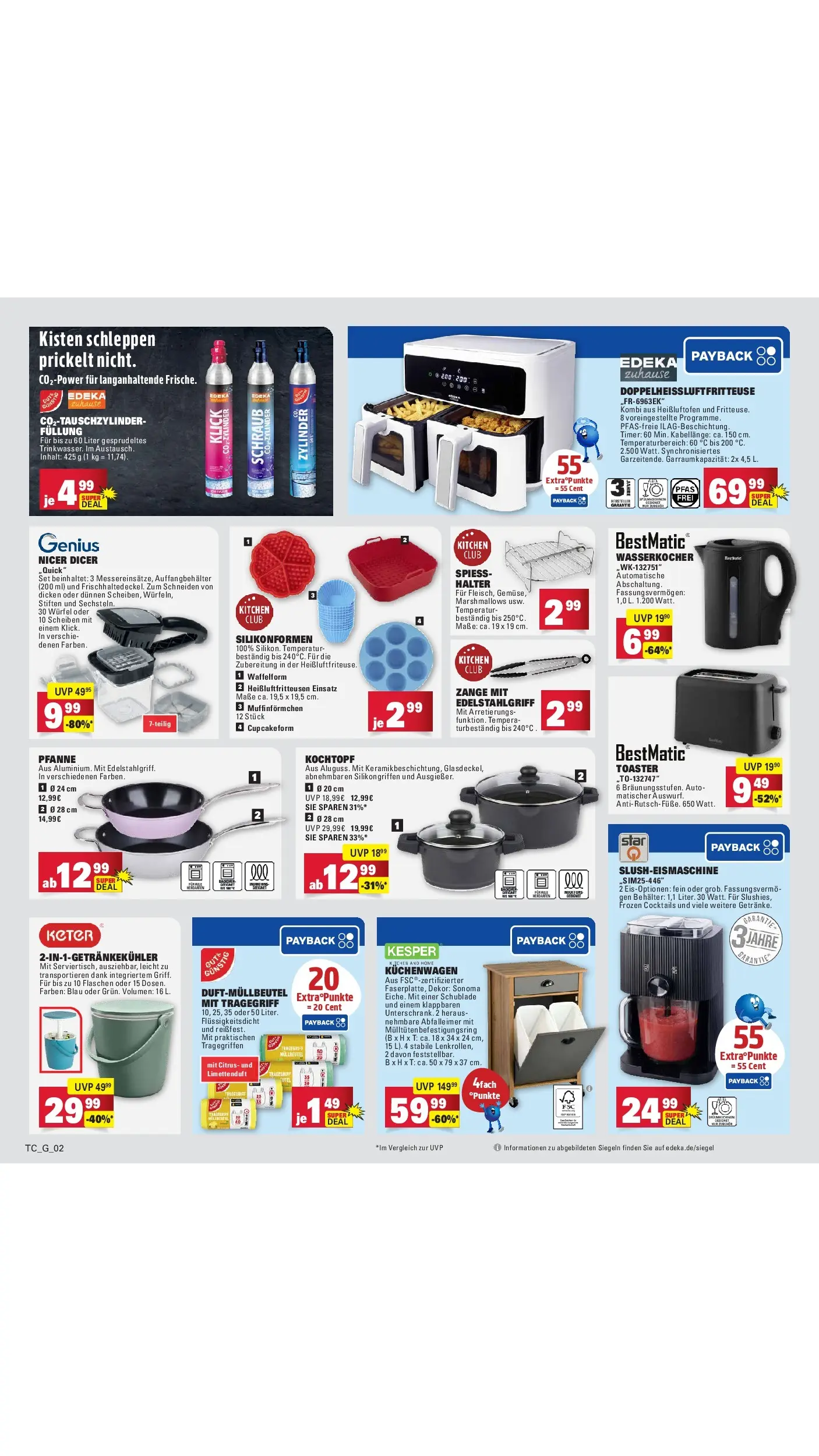 E center Prospekt Sinzheim (ab 14.06.2026) zum Blättern | Seite: 87 | Produkte: Wasserkocher, Toaster, Abfalleimer, Eis E center Prospekt Sinzheim (ab 14.06.2026) zum Blättern | Seite: 87 | Produkte: Wasserkocher, Toaster, Abfalleimer, Eis