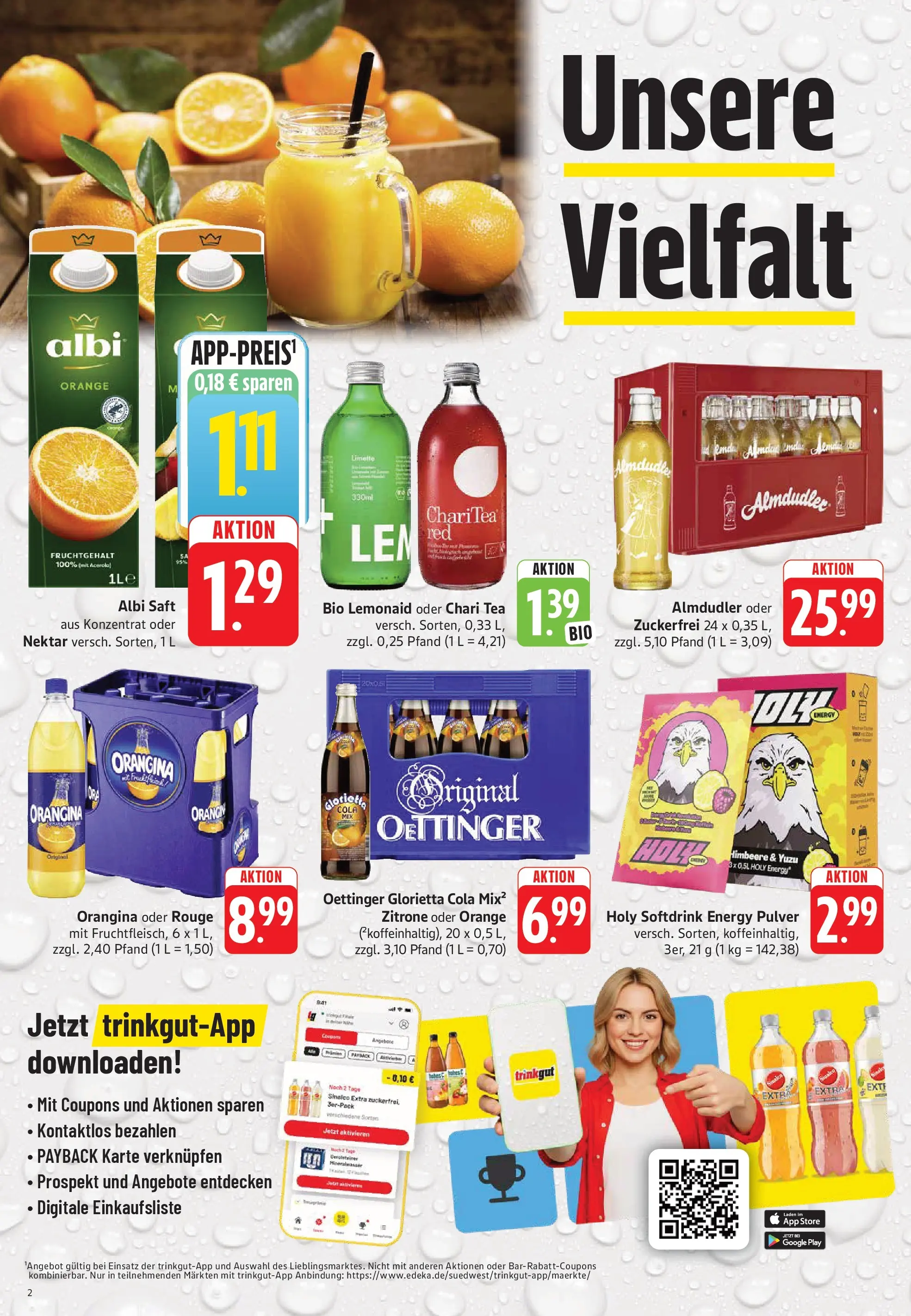 Trinkgut Prospekt Bad Kreuznach (ab 14.06.2026) » Angebote online | Seite: 2 | Produkte: Cola, Zitrone, Limette, Himbeere