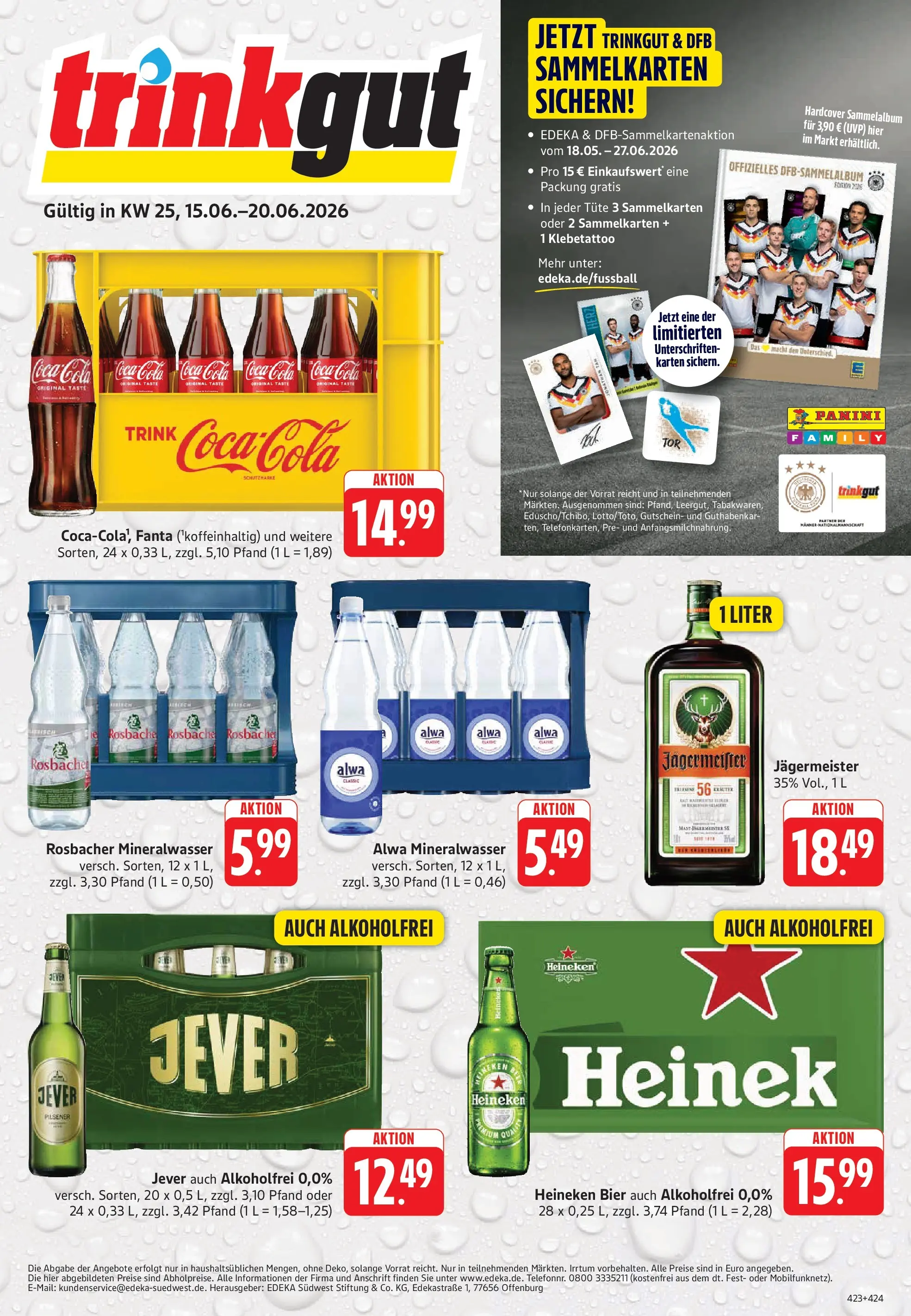 Trinkgut Prospekt Bad Kreuznach (ab 14.06.2026) » Angebote online | Seite: 1 | Produkte: Coca cola, Cola, Bier, Jever