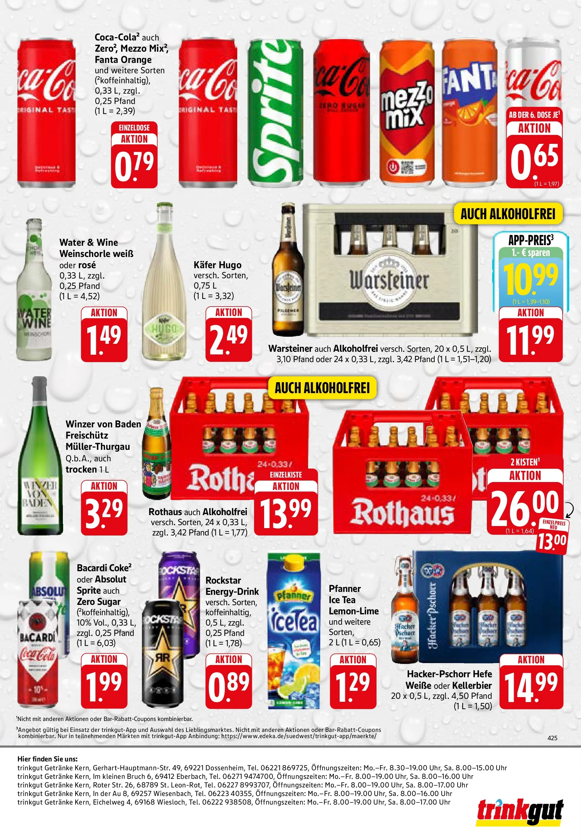 Trinkgut Prospekt Dossenheim (ab 14.06.2026) » Angebote online | Seite: 8 | Produkte: Fanta, Warsteiner, Hugo, Uhr