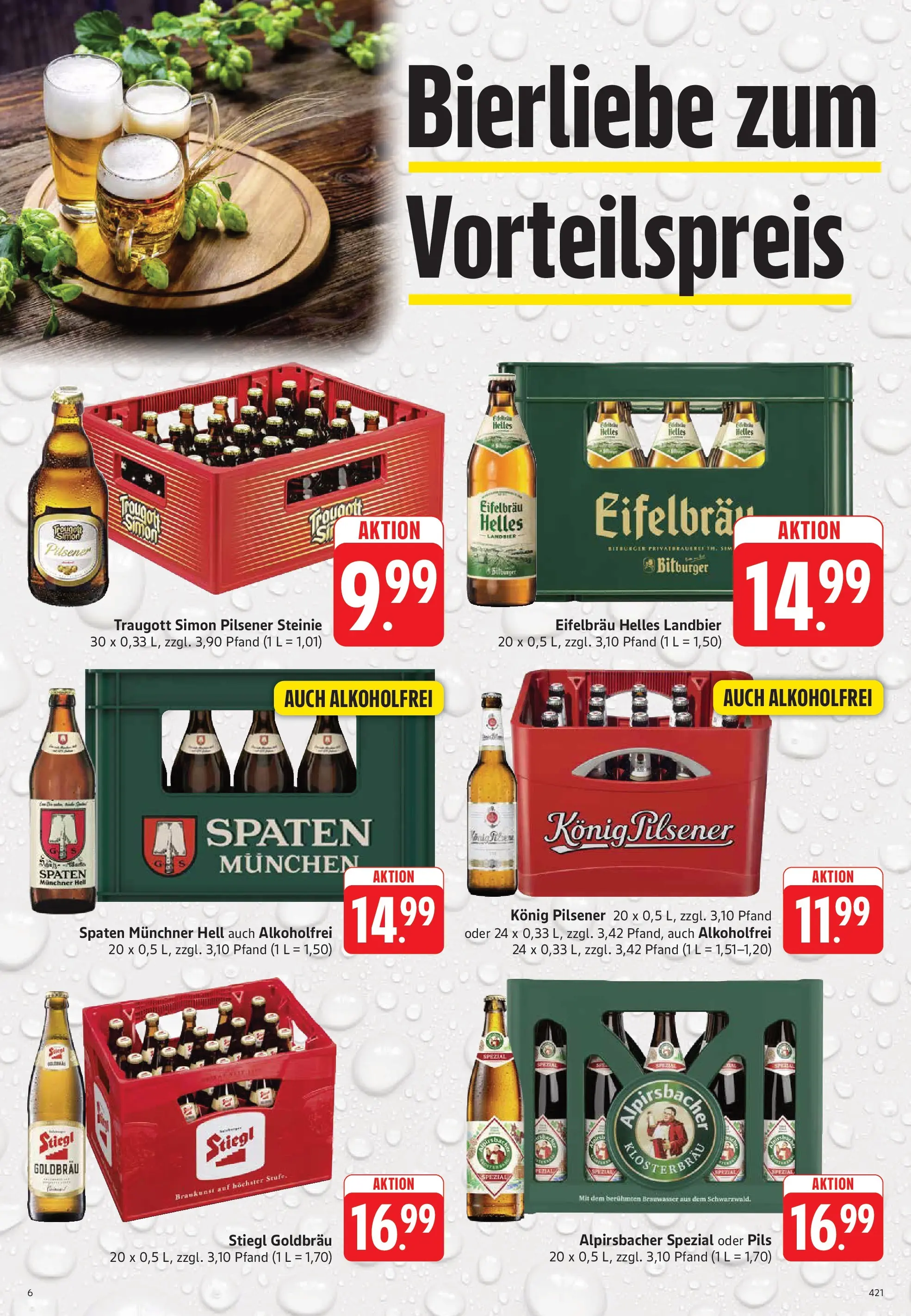 Trinkgut Prospekt Wittlich (ab 14.06.2026) » Angebote online | Seite: 6 | Produkte: Bitburger, Konig pilsener, Pils