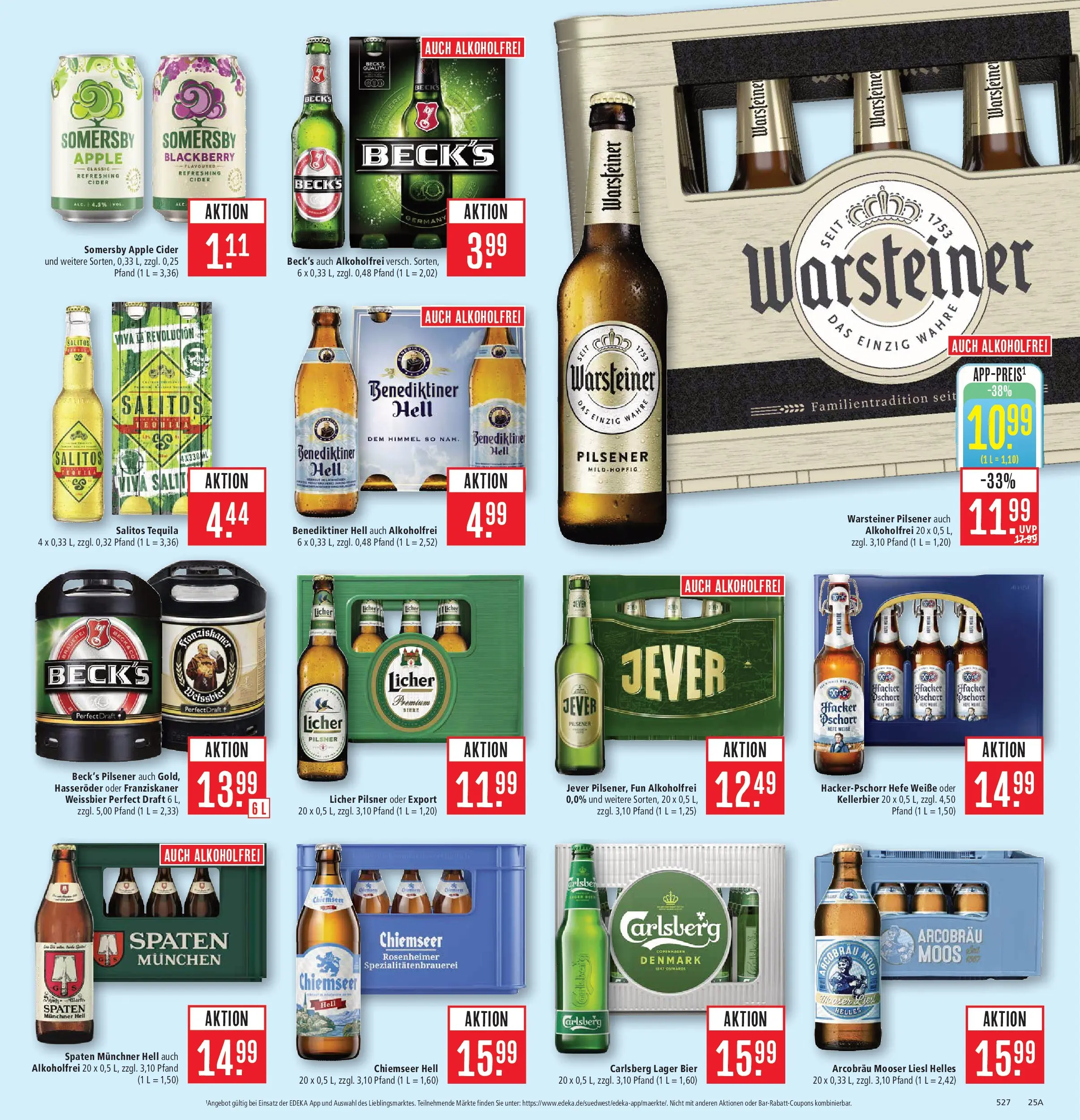 Marktkauf Prospekt Aschaffenburg (ab 15.06.2026) » Angebote online | Seite: 33 | Produkte: Carlsberg, Bier, Warsteiner, Hasseröder