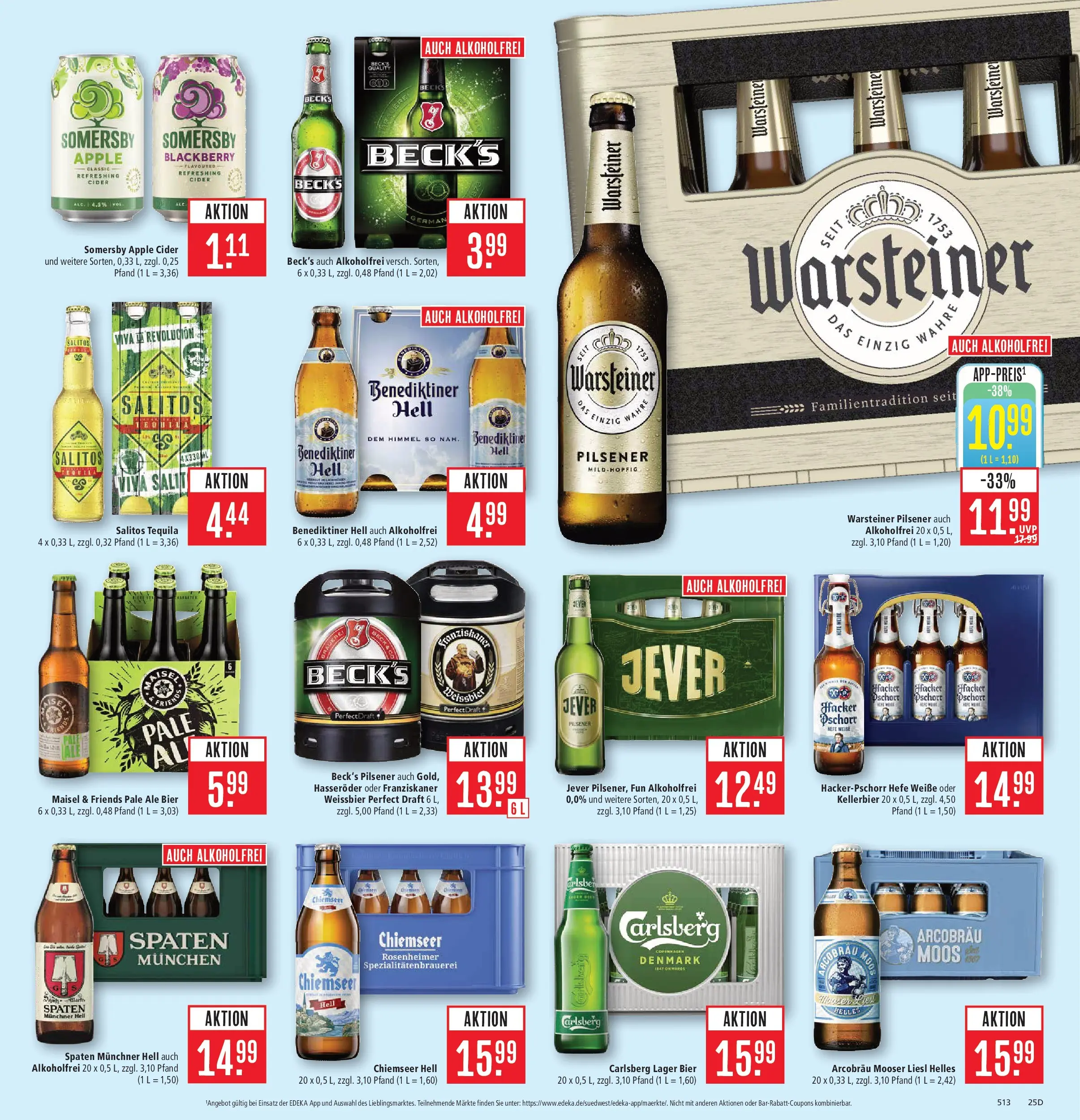 Marktkauf Prospekt Weil Am Rhein (ab 15.06.2026) » Angebote online | Seite: 33 | Produkte: Apple, Tequila, Jever, Hasseröder