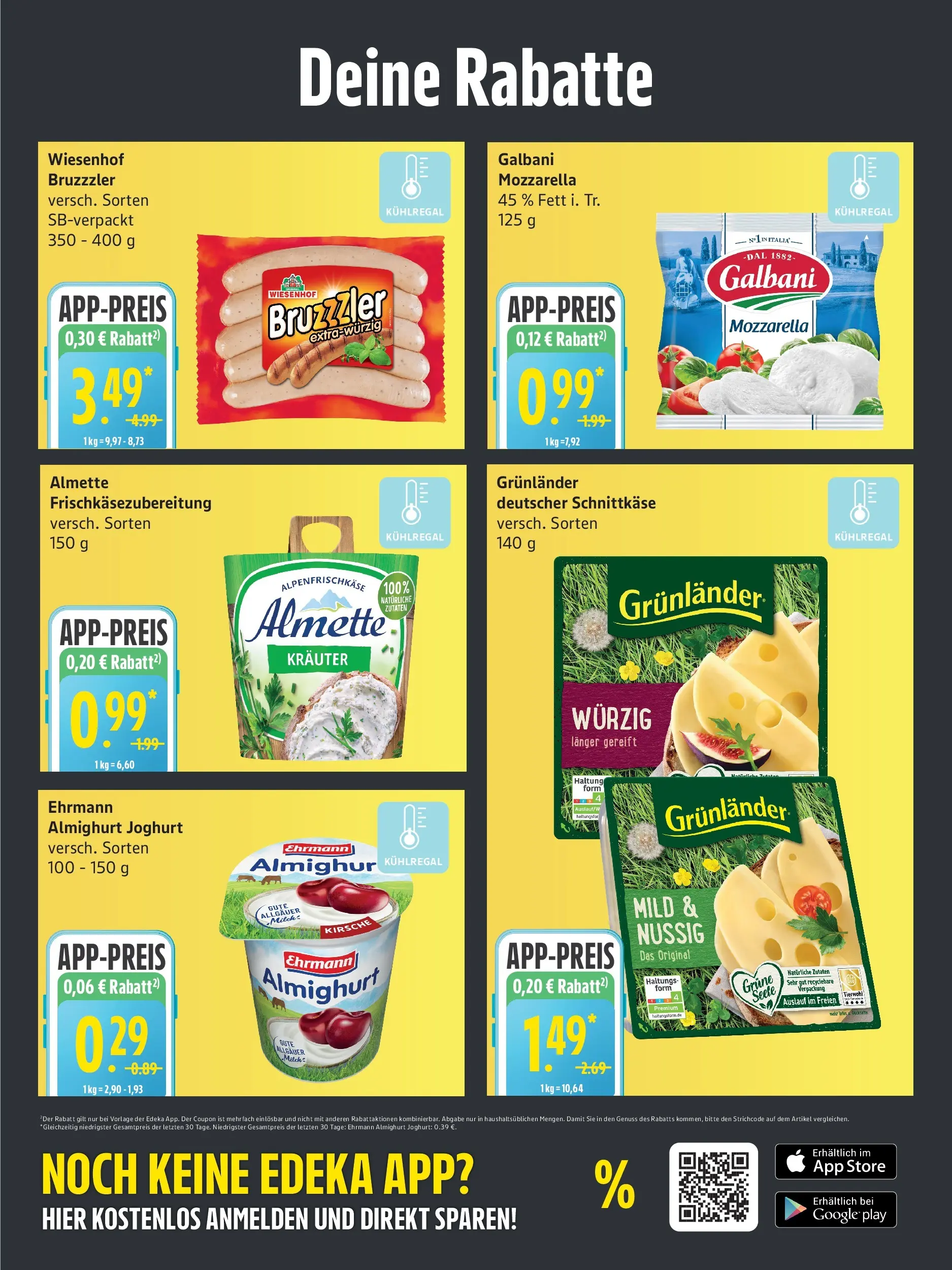 Edeka prospekt Neu Wulmstorf (ab 14.06.2026) » Angebote Online | Seite: 2 | Produkte: Almette, Milch, Joghurt, Mozzarella