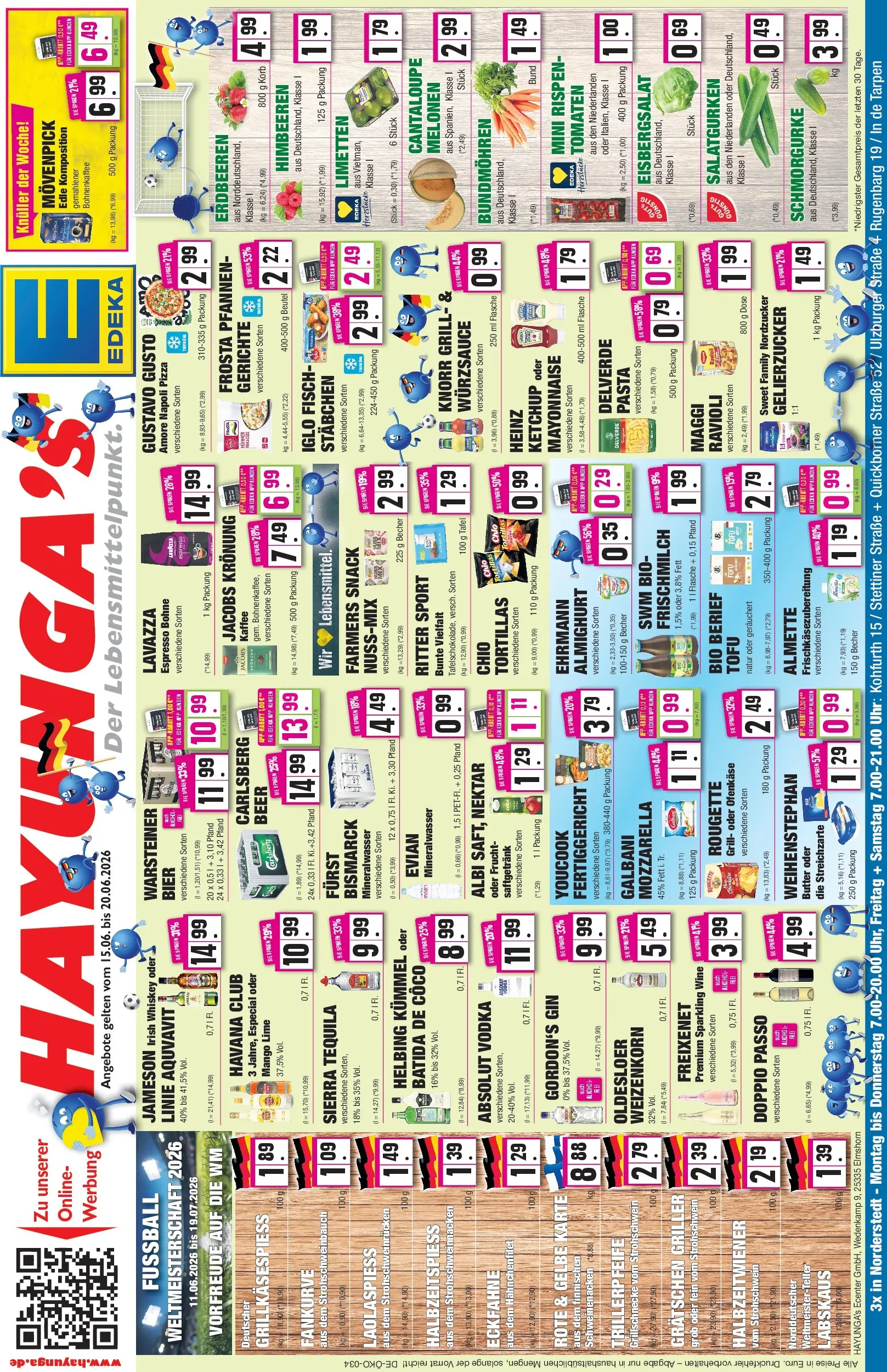 Edeka prospekt Norderstedt (ab 13.06.2026) » Angebote Online | Seite: 1 | Produkte: Havana club, Gelierzucker, Chio tortillas, Erdbeeren