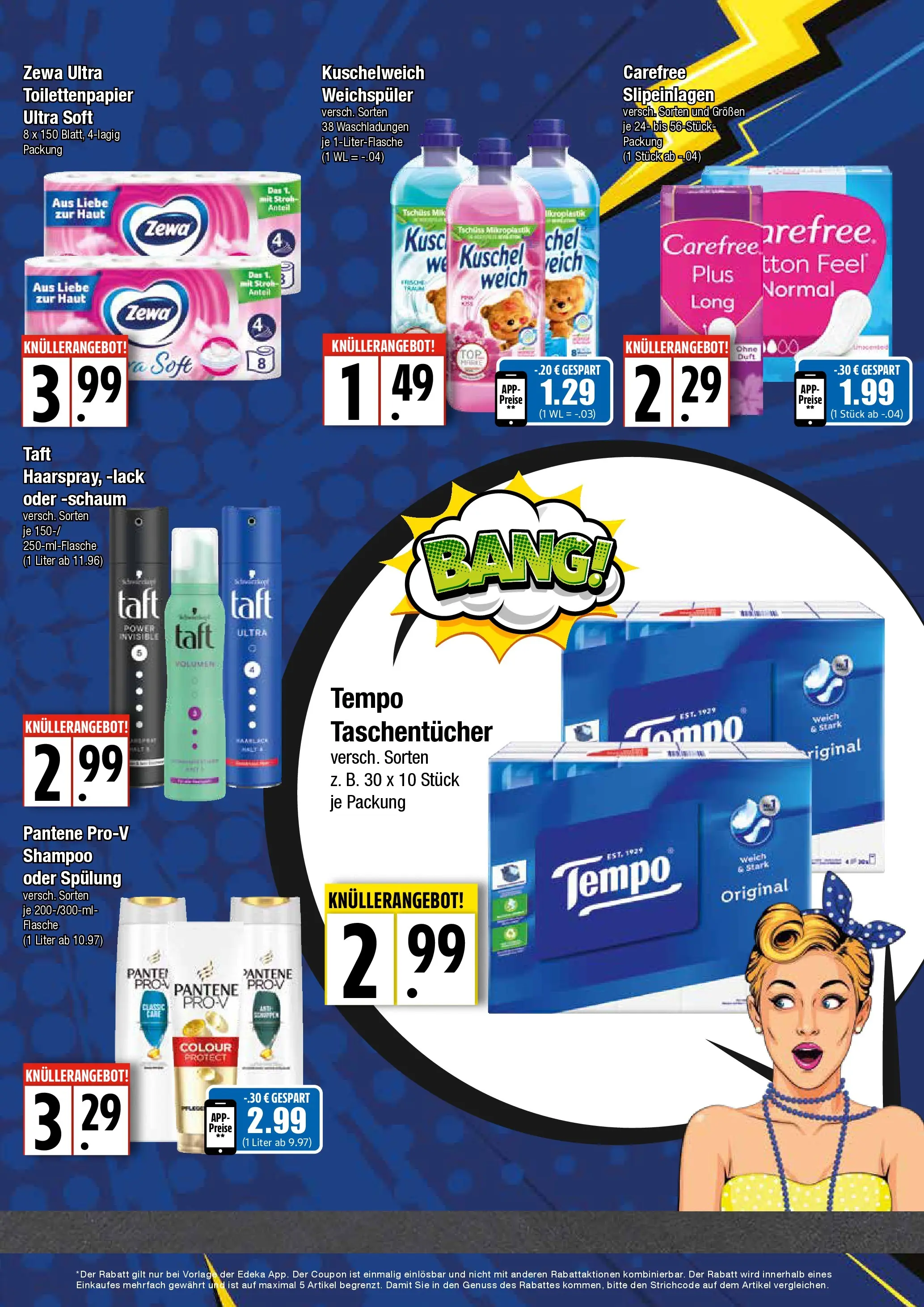 Edeka prospekt Hamburg (ab 14.06.2026) » Angebote Online | Seite: 5 | Produkte: Kuschelweich, Shampoo, Spülung, Tempo