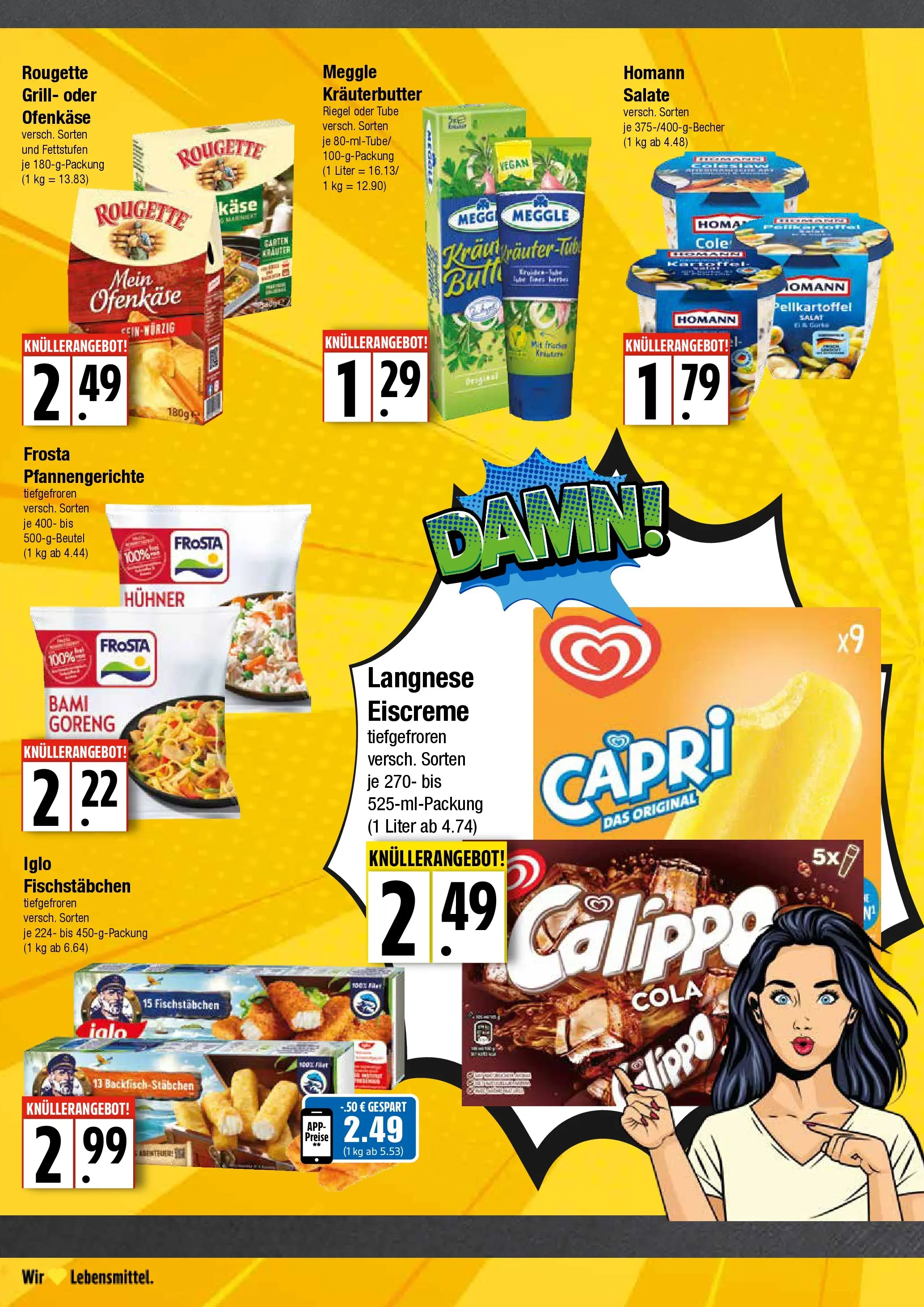 Edeka prospekt Hamburg (ab 14.06.2026) » Angebote Online | Seite: 6 | Produkte: Butter, Käse, Fischstabchen, Salat