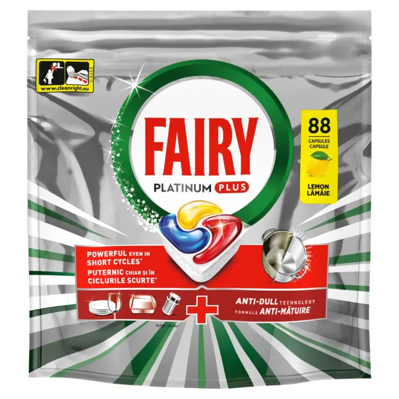 Fairy табл. за съдомиялна XXL Platinum Plus , 88 бр.