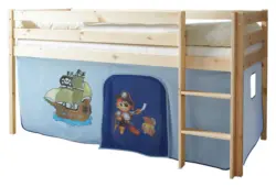 Spielbett Holz Malte ca. 90x200 cm Blau