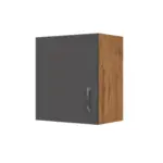 XXXLutz Lauterach - Ihr M&ouml;belhaus bei Bregenz K&uuml;chenoberschrank 50/57/34 cm in Anthrazit, Eiche Wotan