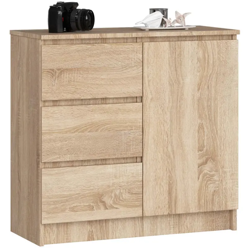 Kommode Sonoma-Eiche 35x80x77 cm