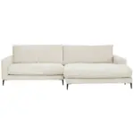 XXXLutz Lauterach - Ihr M&ouml;belhaus bei Bregenz Ecksofa in Cord Wei&szlig; 272/190 cm