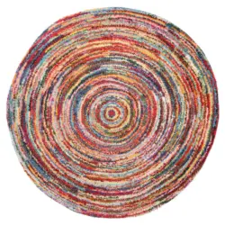 Webteppich 120 cm Sixteen round Multicolor