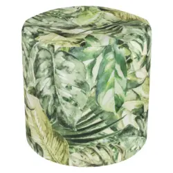 Hocker in Textil Multicolor