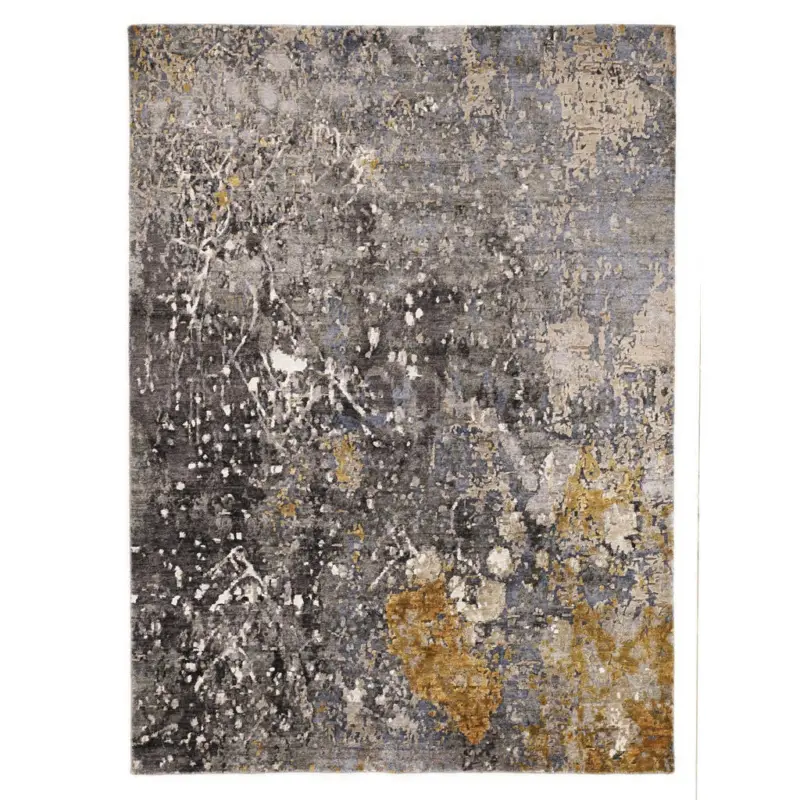 Orientteppich 140/200 cm Cosmic Illuminated Grau, Multicolor