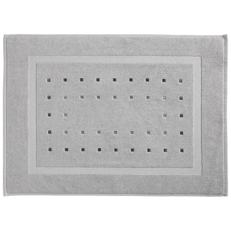 Badematte Silberfarben 50/70 cm