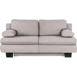 Schlafsofa Macy in Webstoff Hellgrau
