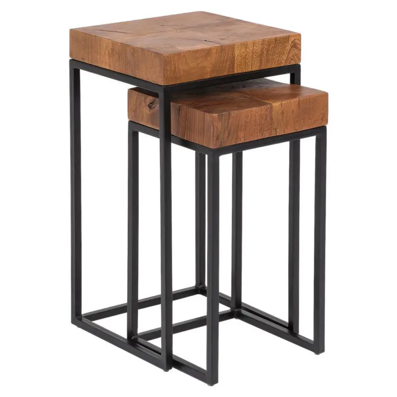 Satztisch in Holz 30/30/60 cm