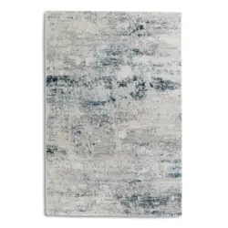Webteppich Antea 80/150 cm Antea Blau, Creme
