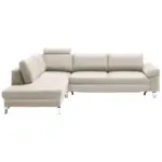 XXXLutz Lauterach - Ihr M&ouml;belhaus bei Bregenz Ecksofa in Echtleder Beige 200/281 cm