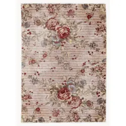 Webteppich 70/140 cm Rainbow Rose Multicolor