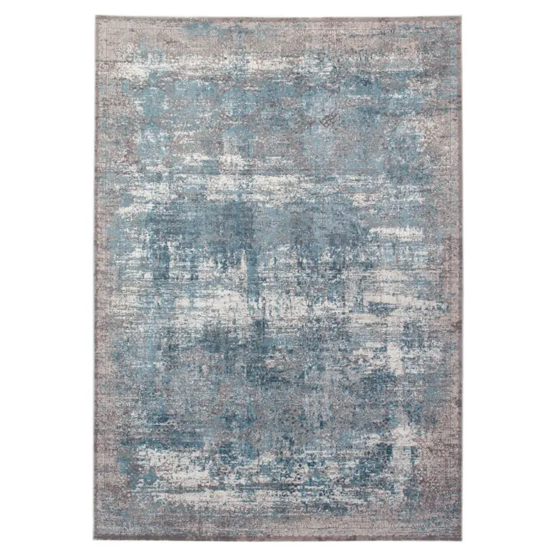 Vintage-Teppich 67/130 cm Apollo Blau, Grau