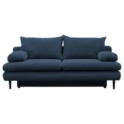 Schlafsofa in Cord Dunkelblau