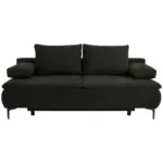 XXXLutz Lauterach - Ihr M&ouml;belhaus bei Bregenz Boxspringsofa in Flachgewebe Dunkelgr&uuml;n Modern