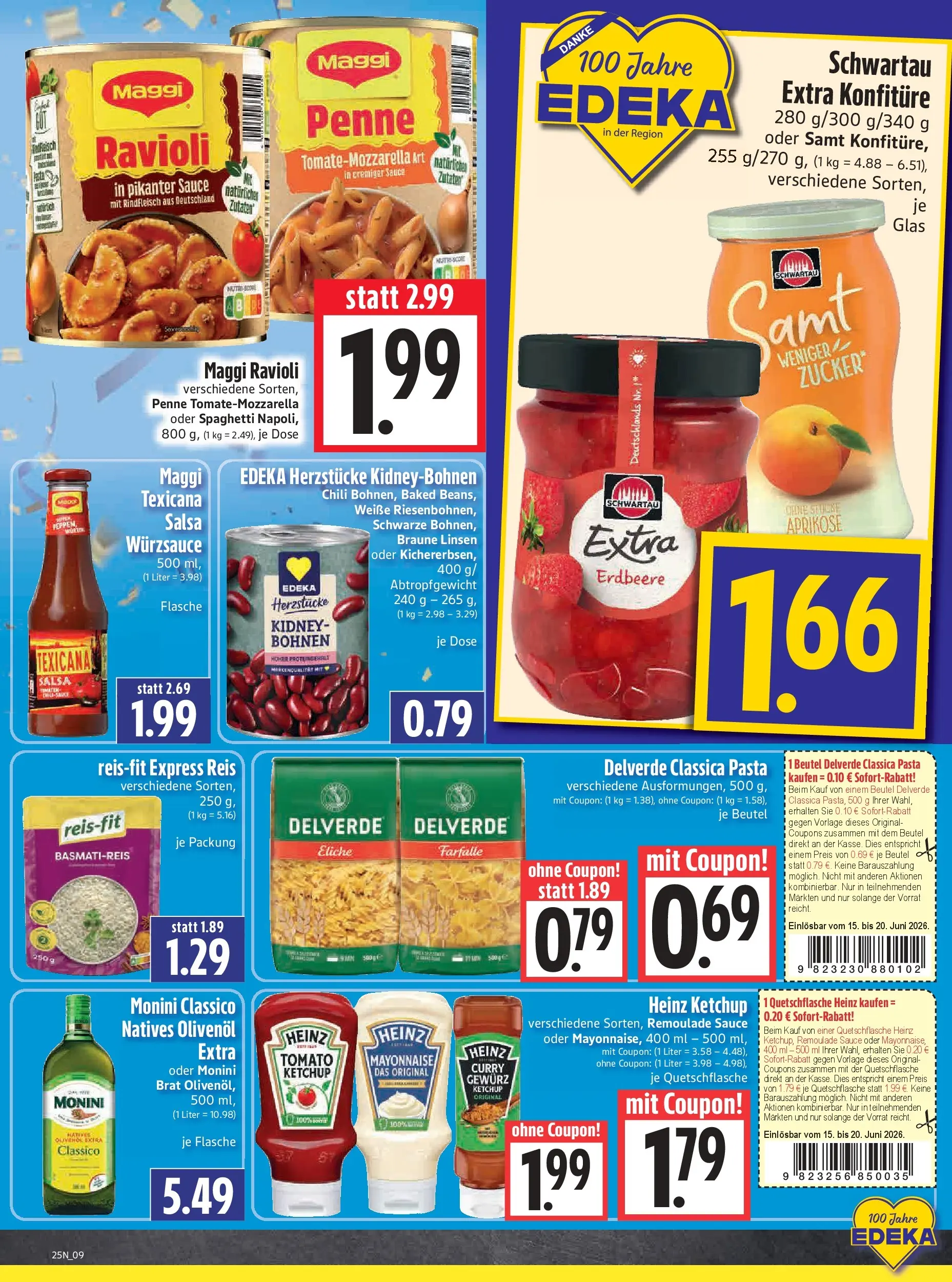 Angebote - Edeka Hahner: Wochenangebote (ab 14.06.2026) zum Blättern | Seite: 11 | Produkte: Basmatireis, Olivenol, Mayonnaise, Chili