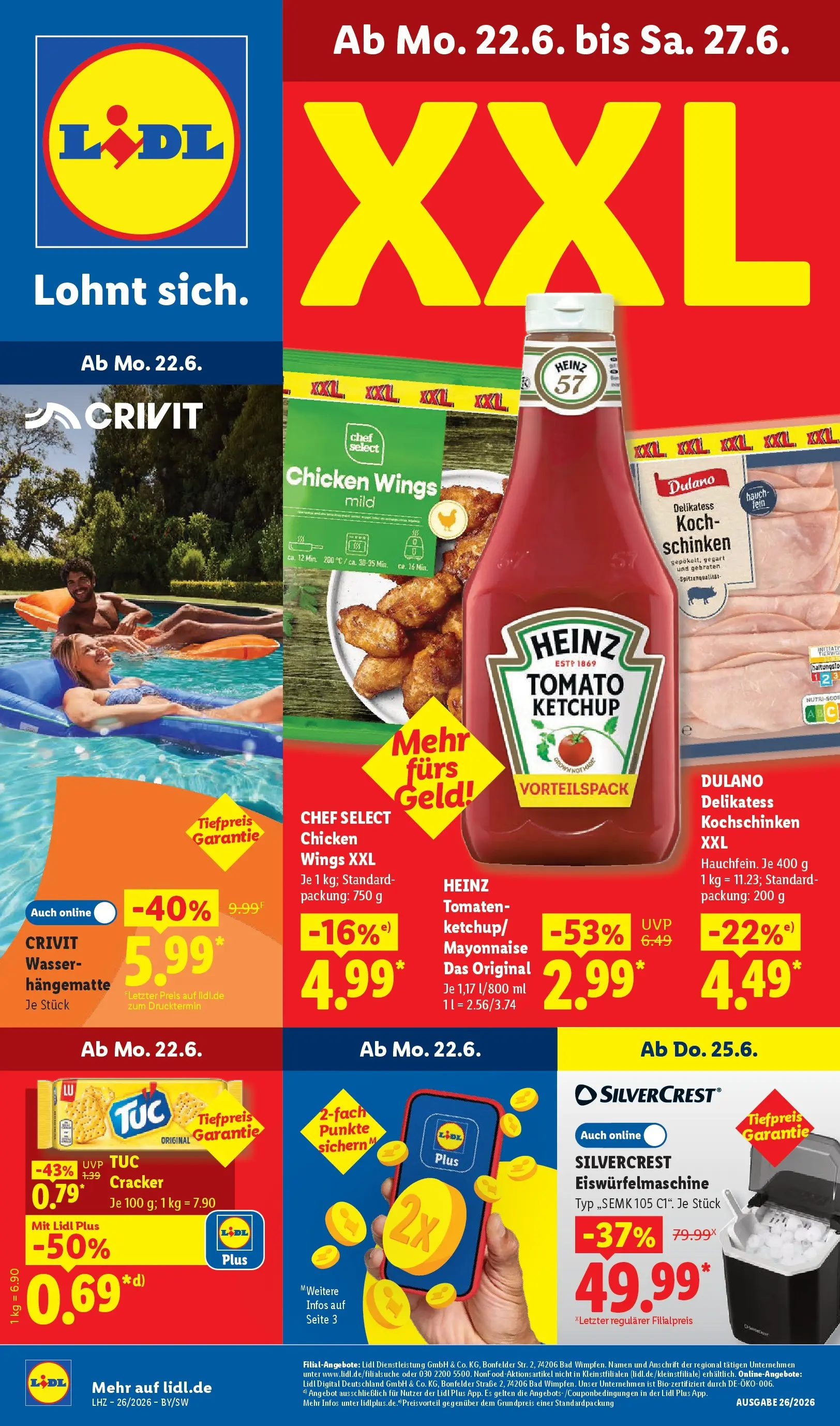 Lidl Prospekt Hof-innenstadt (ab 21.06.2026) ยป Angebote online | Seite: 1 Lidl Prospekt Hof-innenstadt (ab 21.06.2026) zum Blรคttern ยป Angebote | Seite: 1