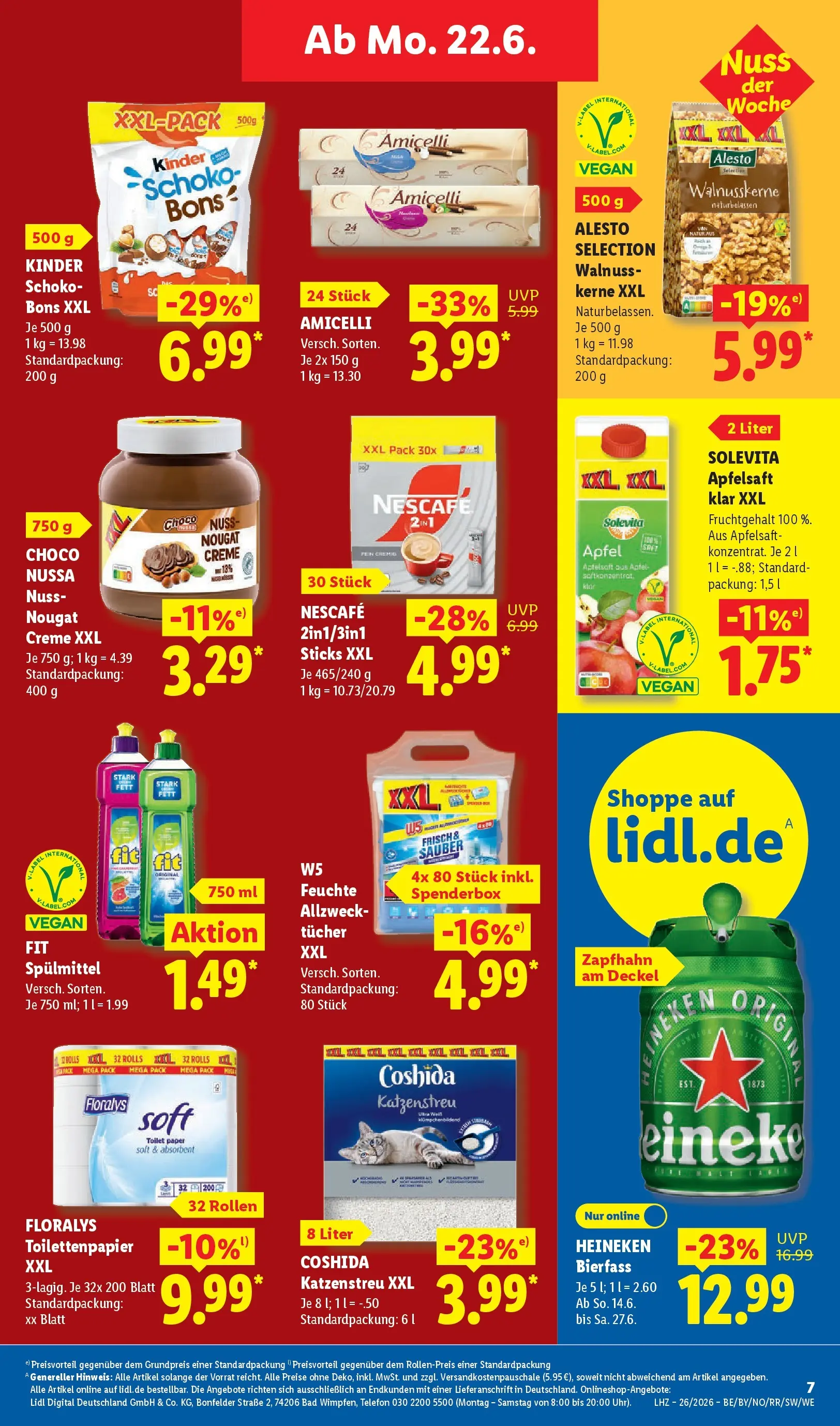 Lidl Prospekt Hof-innenstadt (ab 21.06.2026) ยป Angebote online | Seite: 23 Lidl Prospekt Hof-innenstadt (ab 21.06.2026) zum Blรคttern ยป Angebote | Seite: 23