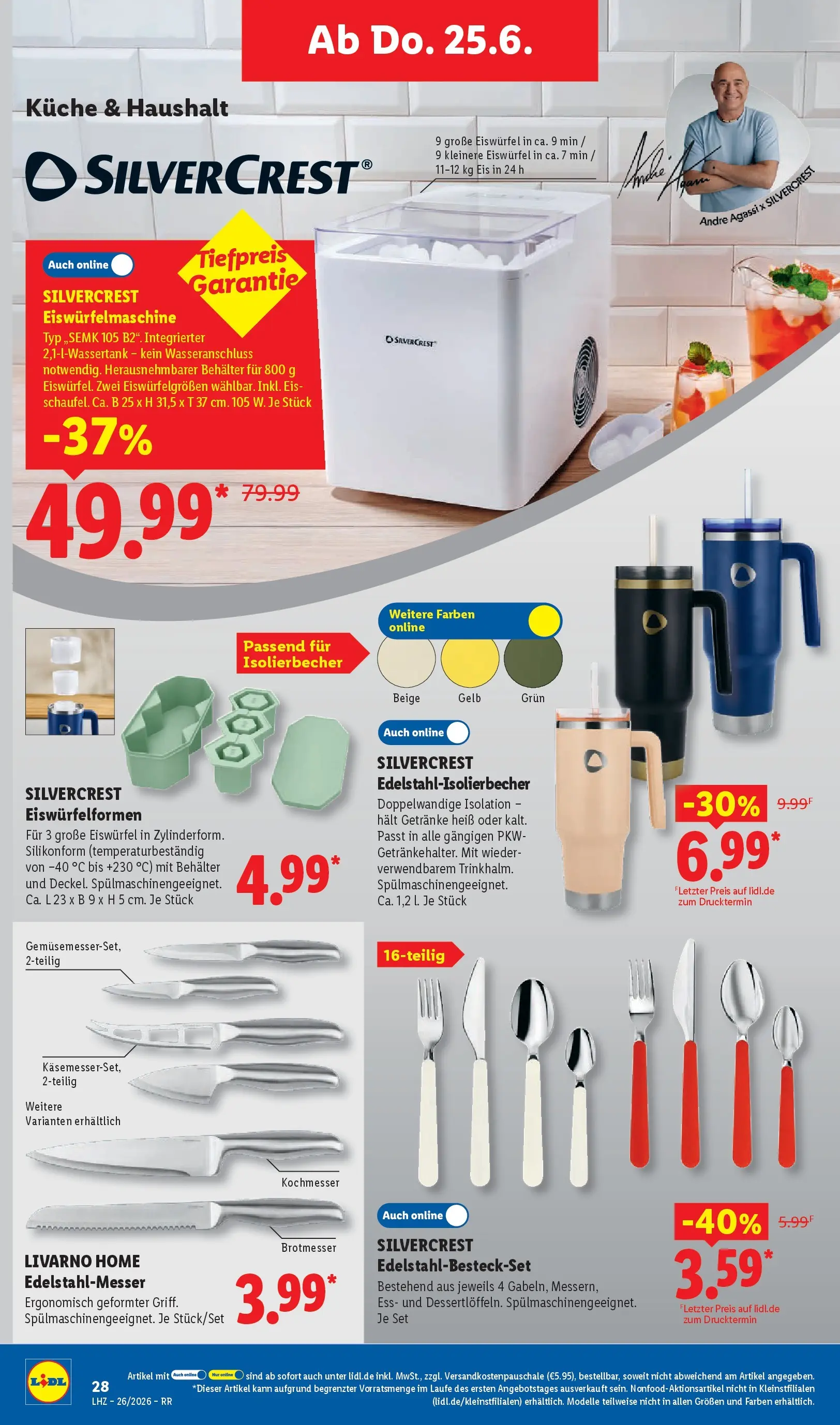 Lidl Prospekt Zülpich (ab 21.06.2026) zum Blättern » Angebote | Seite: 50 | Produkte: Küche, Eis