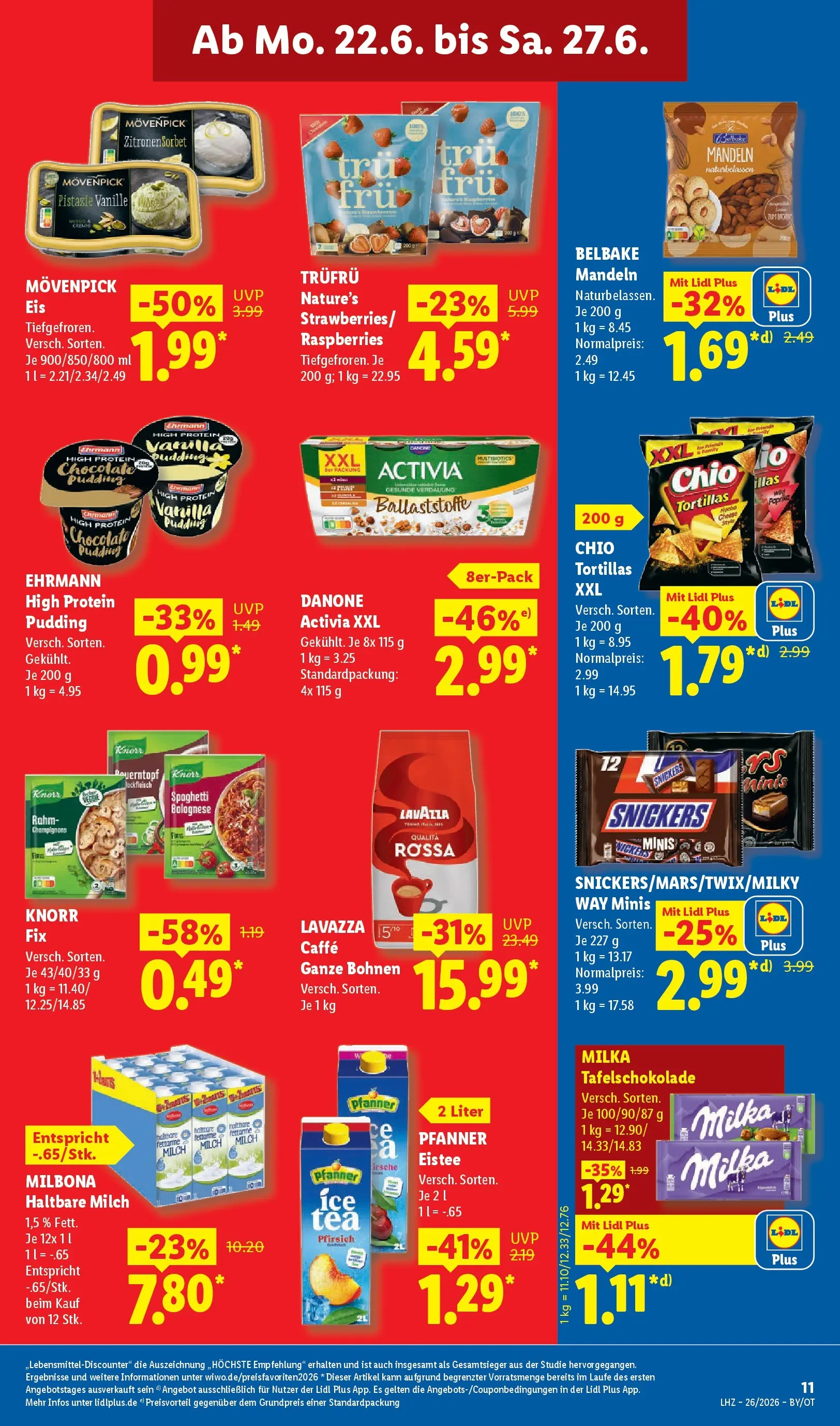 Lidl Prospekt Grimma (ab 21.06.2026) ยป Angebote online | Seite: 19 | Produkte: Lavazza, Pudding, Snickers, Paprika Lidl Prospekt Grimma (ab 21.06.2026) zum Blรคttern ยป Angebote | Seite: 19 | Produkte: Lavazza, Pudding, Snickers, Paprika