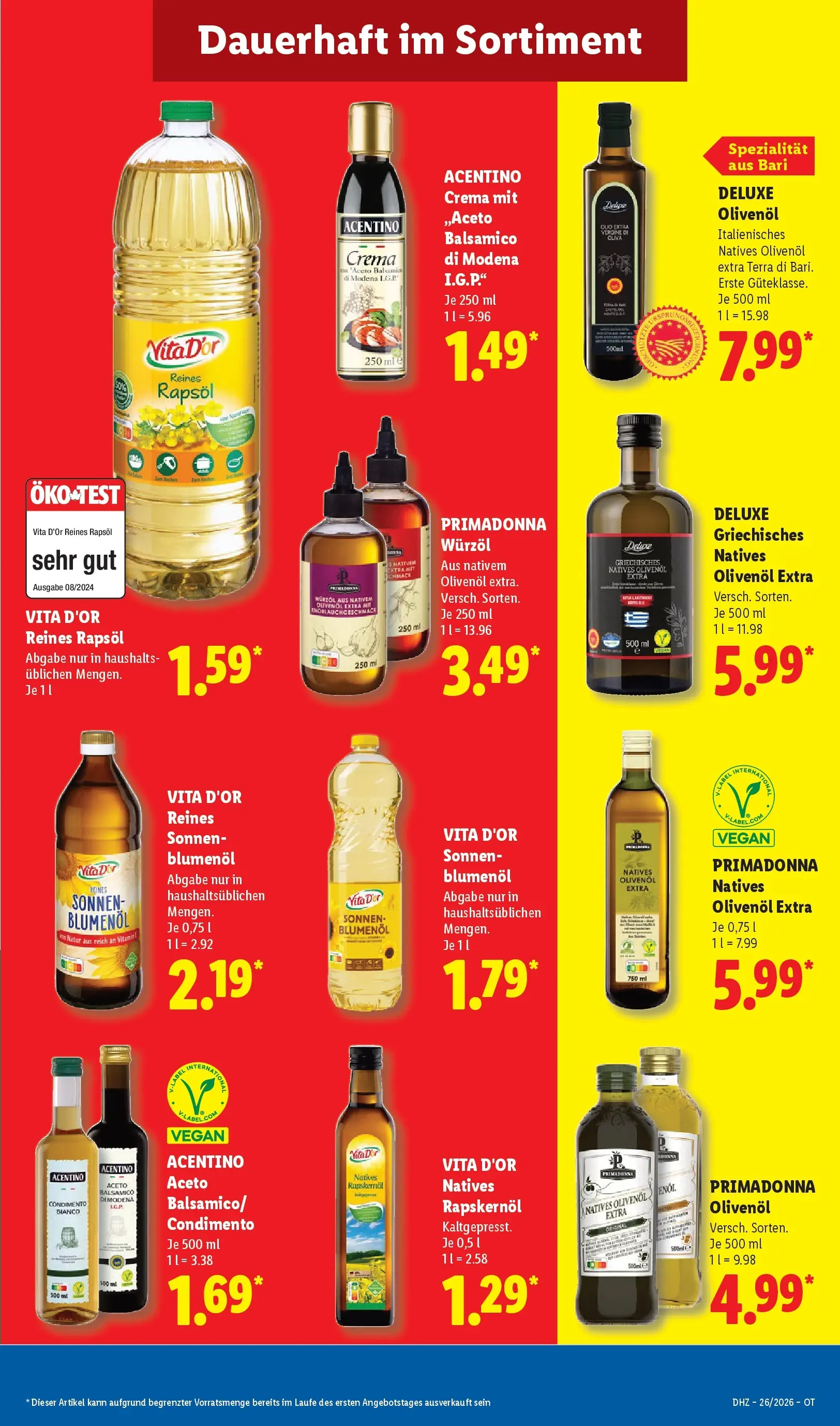 Lidl Prospekt Grimma (ab 21.06.2026) ยป Angebote online | Seite: 29 | Produkte: Balsamico, Rapsรถl, Olivenol Lidl Prospekt Grimma (ab 21.06.2026) zum Blรคttern ยป Angebote | Seite: 29 | Produkte: Balsamico, Rapsรถl, Olivenol