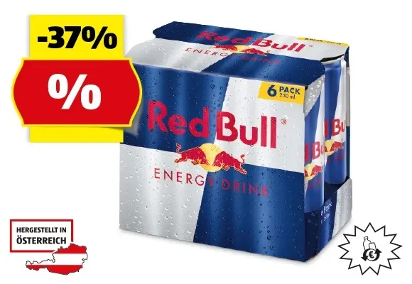 RED BULL Energy Drink*, 6 x 250 ml