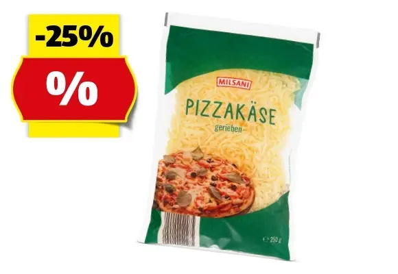 MILSANI Pizzak&auml;se*, 250 g