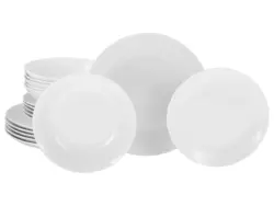 Tafelservice Luna Wei&szlig;, 18-teilig
