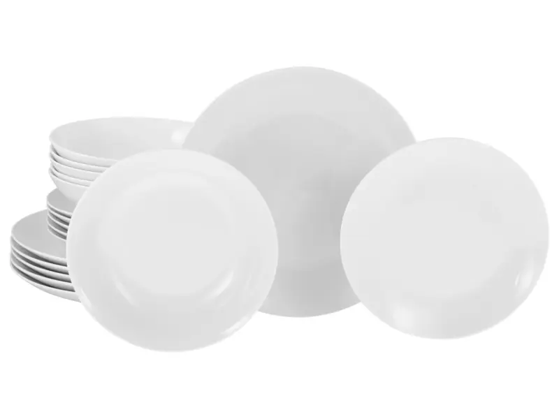 Tafelservice Luna Wei&szlig;, 18-teilig