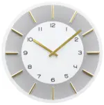 m&ouml;max Dornbirn - Ihr Trendm&ouml;belhaus in Dornbirn Wanduhr Gilbert Wei&szlig;/Goldfarben &Oslash; ca. 48,5cm