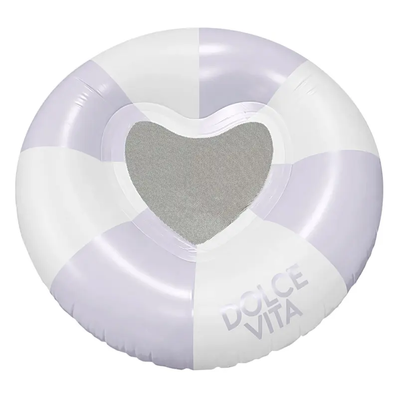 Schwimmring Heart Wei&szlig;/Flieder &Oslash; ca. 130cm