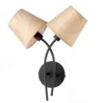 m&ouml;max Dornbirn - Ihr Trendm&ouml;belhaus in Dornbirn Wandleuchte Asia Schwarz/Eiche max. 6 Watt Wandlampe