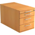 XXXLutz Lauterach - Ihr M&ouml;belhaus bei Bregenz Rollcontainer 42,8/51,5/80 cm