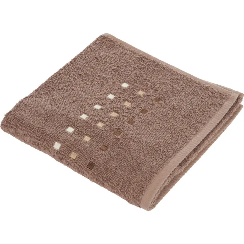 Handtuch 50/100 cm Quattro Braun, Taupe