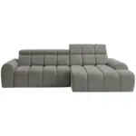 XXXLutz Lauterach - Ihr M&ouml;belhaus bei Bregenz Ecksofa in Chenille Grau 290/152 cm