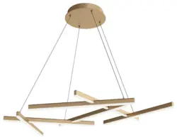 Pendelleuchte Line Goldfarben max. 79 Watt