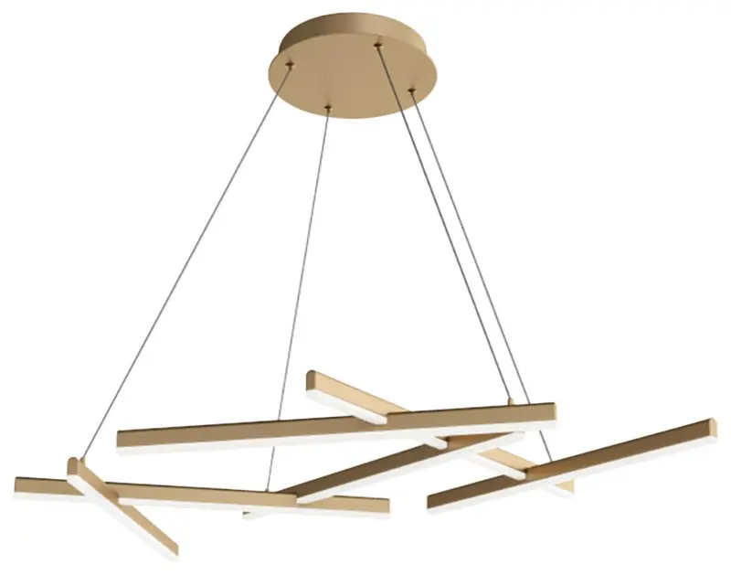 Pendelleuchte Line Goldfarben max. 79 Watt
