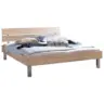 Bett in Eichefarben