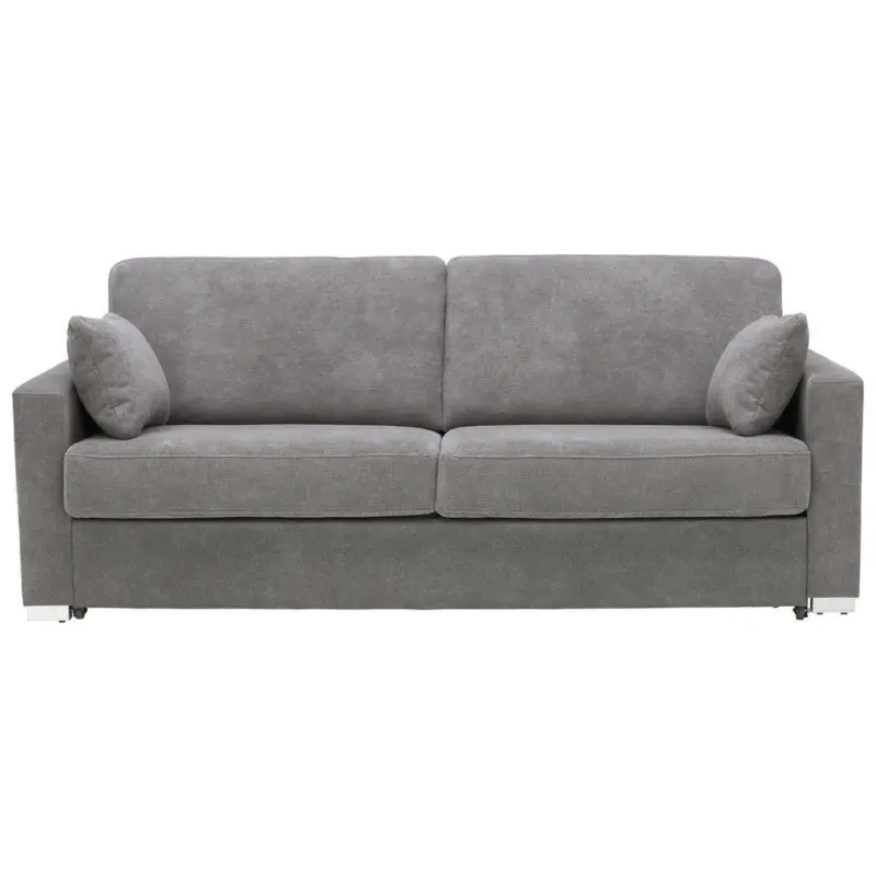 Schlafsofa in Webstoff Dunkelgrau